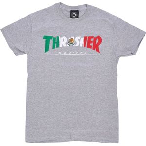Thrasher, Heren, Tops, Grijs, Maat: XL Katoen,