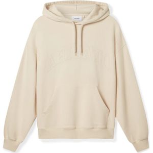 Axel Arigato, Heren, Sweatshirts & Hoodies, Beige, Maat: XL Katoen,