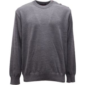 Paul & Shark, Heren, Truien, Grijs, Maat: S Wol,