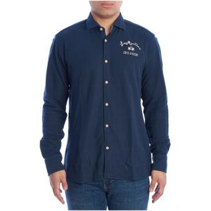 La Martina - YMC036-JS394 - Herenhemd - Piqué - Lange Mouwen