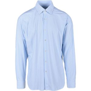 Xacus, Heren, Overhemden, Blauw, Maat: 3XL Polyamide,