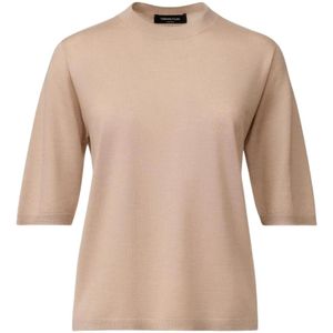 Fabiana Filippi, Dames, Tops, Beige, Maat: XS Kasjmier,