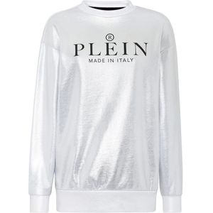 Philipp Plein, Dames, Sweatshirts & Hoodies, Grijs, Maat: S Katoen,