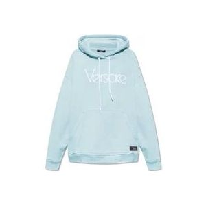 Versace Logo hoodie , Blue , Dames , Maat: XS