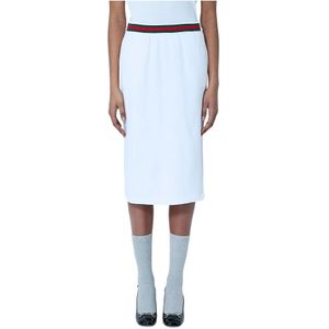 Gucci, Dames, Rokken, Wit, Maat: XS Katoen,