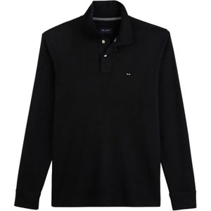 Eden Park, Heren, Tops, Zwart, Maat: XS Katoen,