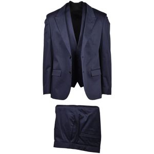 Hugo, Heren, Pakken, Blauw, Maat: L