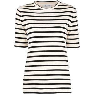 Jil Sander, Dames, Tops, Veelkleurig, Maat: L Katoen,