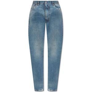 Maison Margiela - Loose Jeans - Blauw - Katoen - Distressed Effect