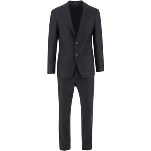 Giorgio Armani, Heren, Pakken, Blauw, Maat: XL