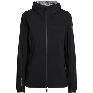 Moncler, Dames, Jassen, Zwart, Maat: S
