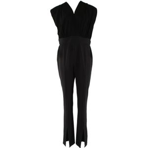 Pinko, Dames, Jumpsuits & Playsuits, Zwart, Maat: L Poliester,