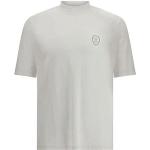 Brunello Cucinelli, Heren, Tops, Wit, Maat: S Polyamide,