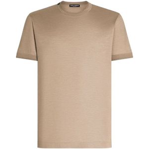 Dolce & Gabbana, Heren, Tops, Beige, Maat: L