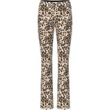 Marc Cain - Luipaardprint Slim Fit Broek - Bruin - Dames