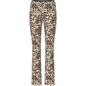 Marc Cain - Luipaardprint Slim Fit Broek - Bruin - Dames