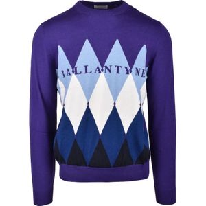 Ballantyne, Heren, Truien, Paars, Maat: L Katoen,