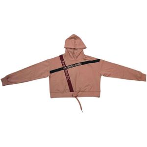 Moschino, Dames, Sweatshirts & Hoodies, Roze, Maat: L