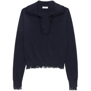 Alchemist, Dames, Truien, Blauw, Maat: XL Katoen,