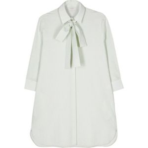 Mazzarelli, Dames, Blouses & Shirts, Groen, Maat: XL Katoen,