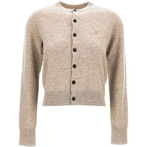 Acne Studios, Dames, Truien, Grijs, Maat: S