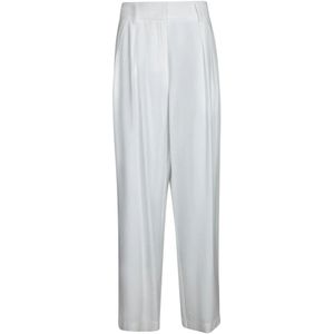 Blanca Vita, Dames, Broeken, Wit, Maat: L Leer,