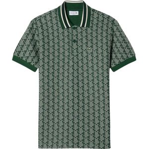 Lacoste, Heren, Tops, Groen, Maat: M Katoen,