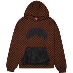 Sprayground, Heren, Sweatshirts & Hoodies, Bruin, Maat: S Katoen,