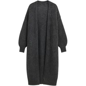 Tiffany, Dames, Truien, Grijs, Maat: ONE Size Mohair,