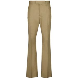 Ferragamo, Heren, Broeken, Bruin, Maat: L Katoen,