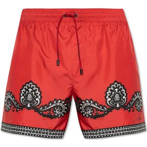 Dolce & Gabbana, Heren, Badkleding, Rood, Maat: XS