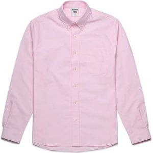 Sebago, Heren, Overhemden, Roze, Maat: M Katoen,