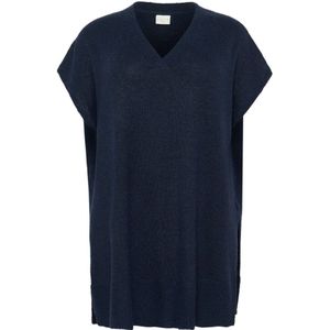 KAFFE Curve - Annett - Poncho - Neutraal - Dames