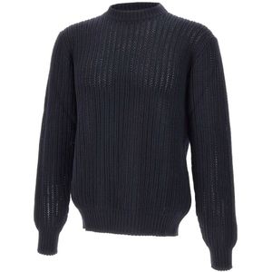 Filippo De Laurentiis, Heren, Truien, Blauw, Maat: L Wol,