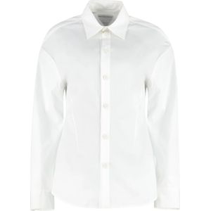 Bottega Veneta, Dames, Blouses & Shirts, Wit, Maat: 2XS Katoen,