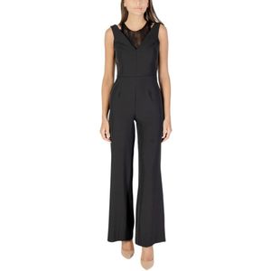 Rinascimento, Dames, Jumpsuits & Playsuits, Zwart, Maat: M Poliester,