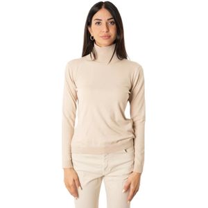 Weekend Max Mara, Dames, Truien, Beige, Maat: L Zijde,