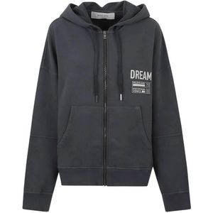 Golden Goose, Dames, Sweatshirts & Hoodies, Grijs, Maat: S Katoen,