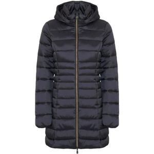 Save The Duck, Dames, Mantels, Grijs, Maat: XS Nylon,