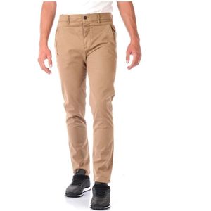 Daniele Alessandrini, Heren, Broeken, Beige, Maat: W31 Katoen,