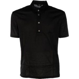 Hosio, Heren, Tops, Zwart, Maat: S