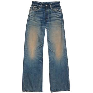 Acne Studios, Dames, Jeans, Blauw, Maat: W29 Katoen,