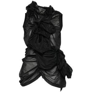 Comme des Garçons, Dames, Tops, Zwart, Maat: S Poliester,