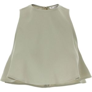 Ami Paris, Dames, Blouses & Shirts, Groen, Maat: XS Viscose,