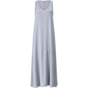 Drykorn, Dames, Jurken, Blauw, Maat: S Satijn,