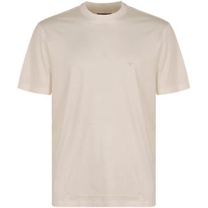 Emporio Armani, Heren, Tops, Wit, Maat: 2XL Katoen,