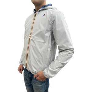 K-Way, Heren, Jassen, Grijs, Maat: S Synthetisch,