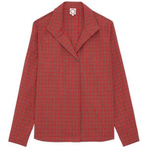 Ines de la Fressange Paris, Dames, Blouses & Shirts, Rood, Maat: XS Katoen,