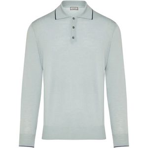 Canali, Heren, Tops, Groen, Maat: L Wol,