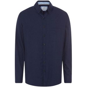 Brax, Heren, Overhemden, Blauw, Maat: XL Katoen,